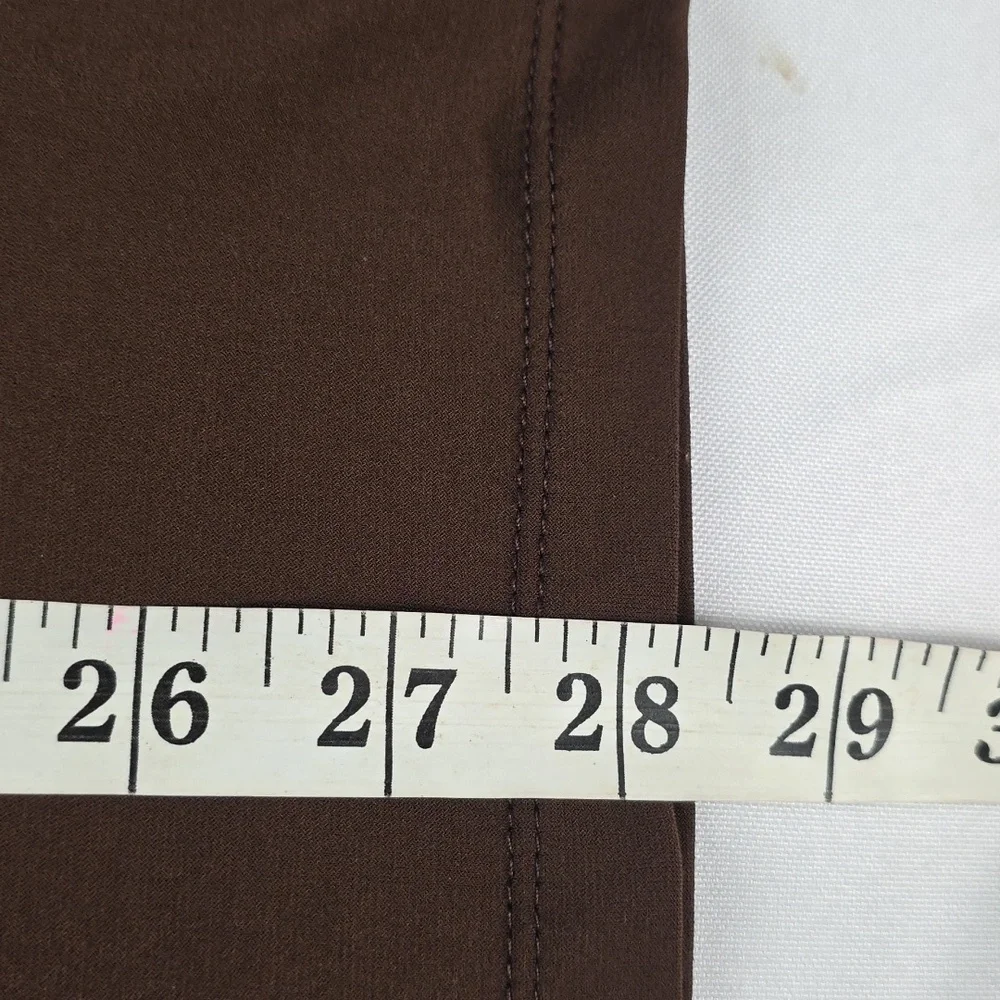 Susan Graver Women's Embellished‎ Brown Blouse Shirt V-Neck Sz 2X EUC - Picture 9 of 10
